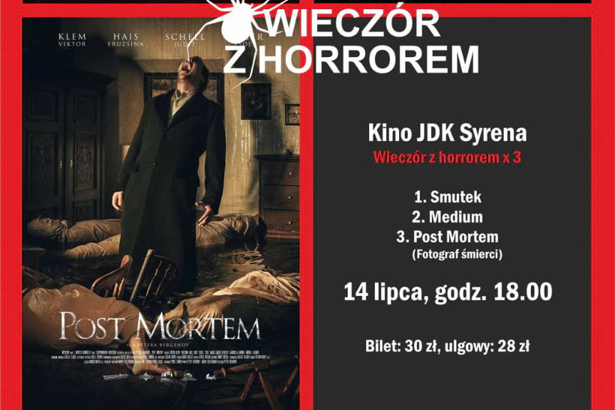 Kinowy "Wieczór z Horrorem" w JDK Syrena