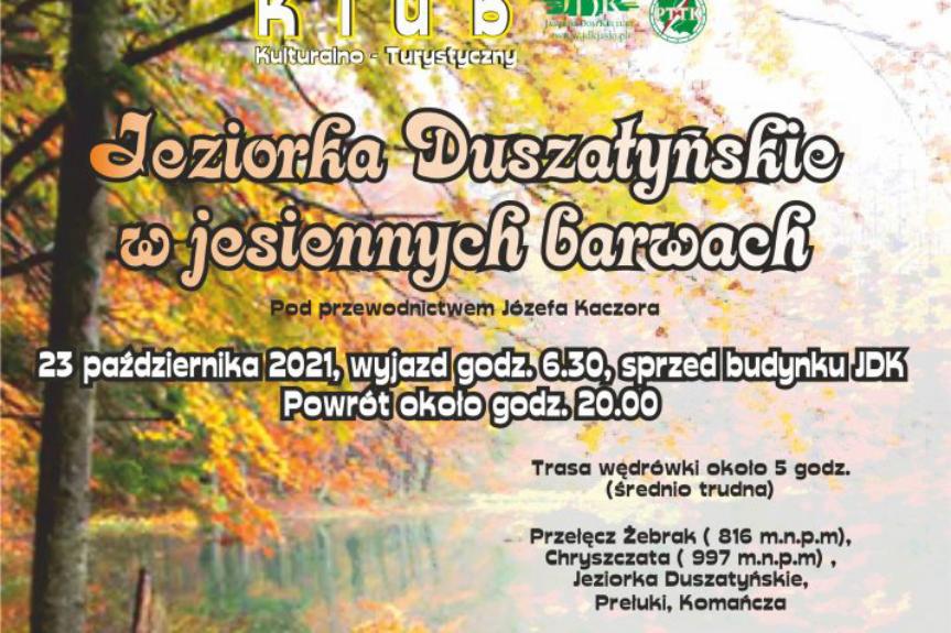 KK-T JDK i PTTK zapraszają na wycieczkę w Bieszczady w jesiennych barwach