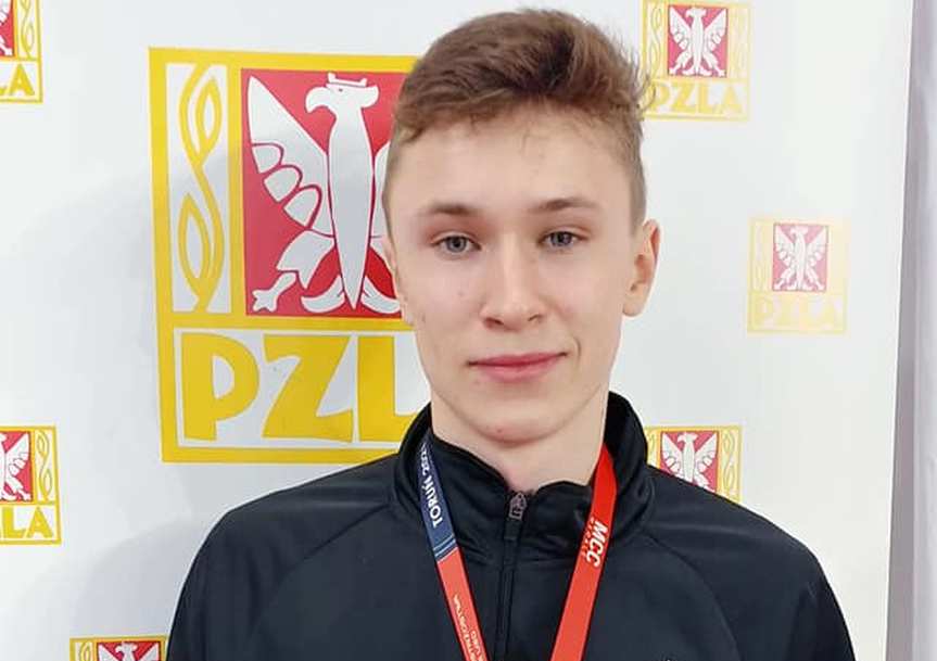 Lekkoatletyczne Halowe Mistrzostwa Polski juniorów w Toruniu. Złoty medal Michała Zielenia