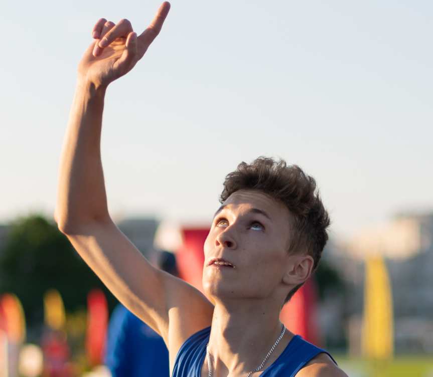 Lekkoatletyka. Michał Zieleń mistrzem Polski juniorów