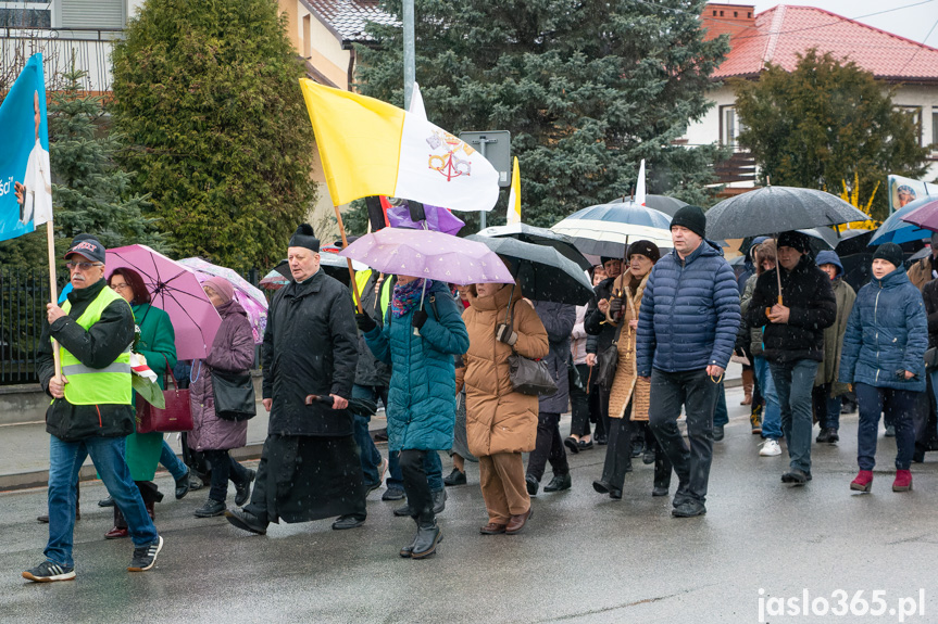 Marsz modlitewny ku pamięci Jana Pawła II przeszedł przez Jasło