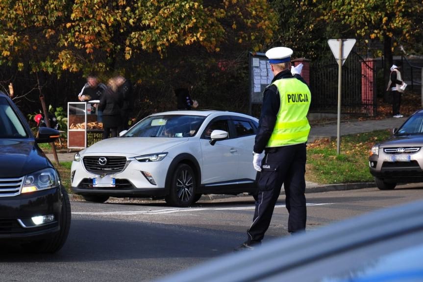 Policyjne działania w powiecie jasielskim w dniu 1 listopada