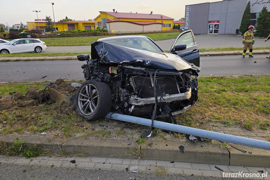 Poważny wypadek w Krośnie Poważny wypadek w Krośnie