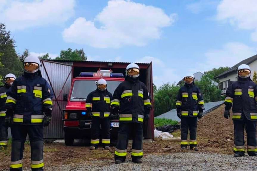 Prace przy budynku remizy OSP Kunowa zakończone