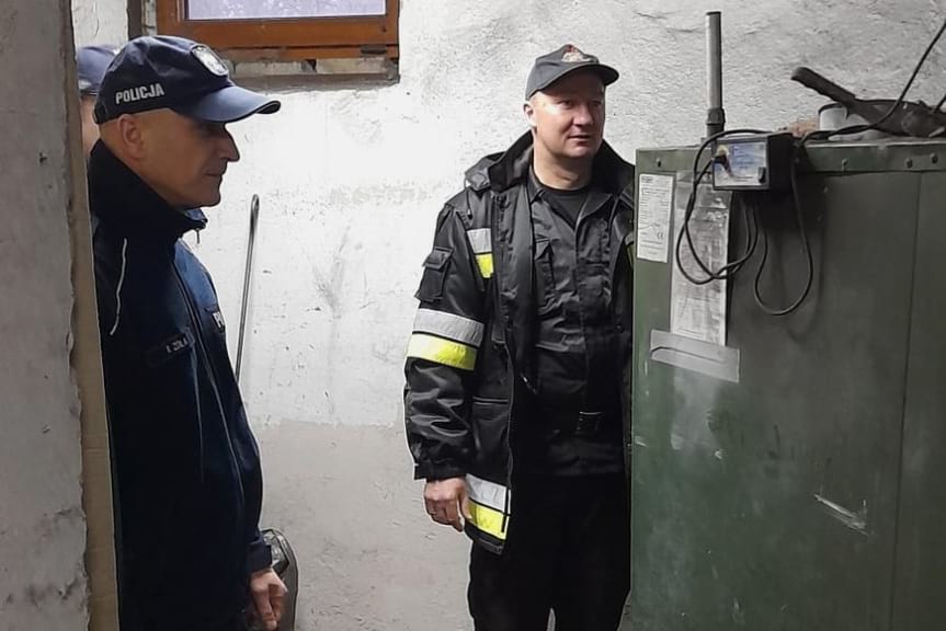 Profilaktyczne działania przeciwpożarowe policjantów i strażaków w powiecie jasielskim