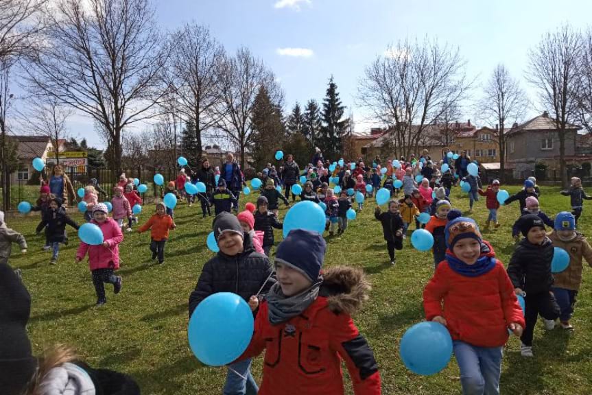 Przedszkolaki w Jaśle obchodzą Światowy Dzień Świadomości Autyzmu