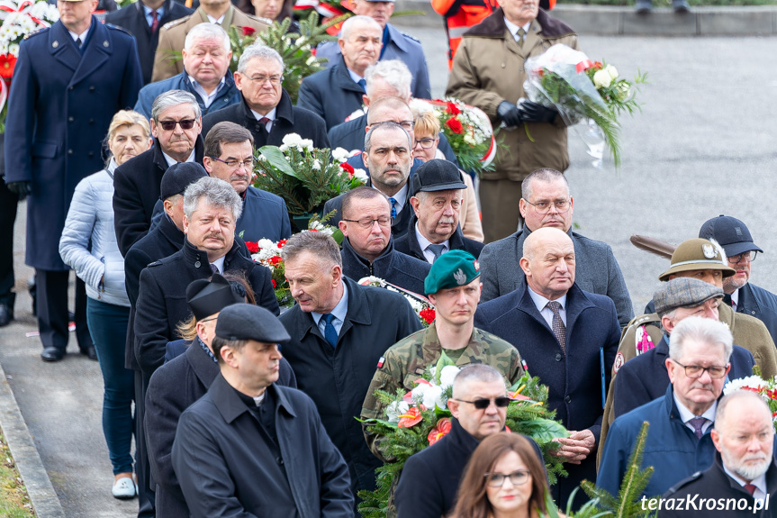 Rocznica zbrodni katyńskiej i katastrofy smoleńskiej. Obchody powiatowe w Krośnie