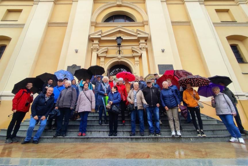 Seniorzy na wycieczce w Przemyślu i Bolestraszycach