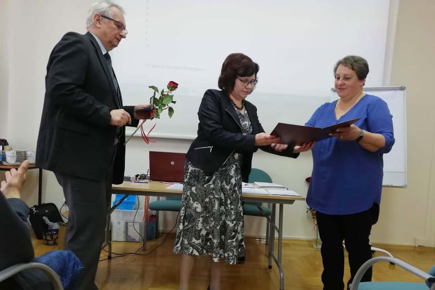 Stanisława Ablewicz otrzymała nagrodę "Podkarpackiego Bibliotekarza Roku 2021"