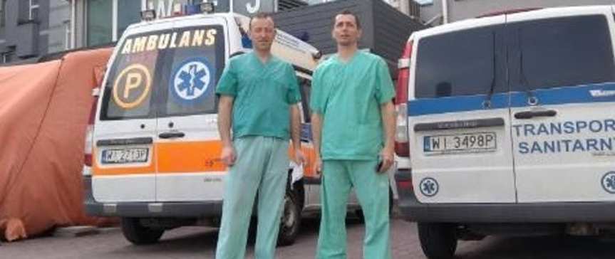Strażacy z Jasła oddelegowani do pracy w warszawskim szpitalu