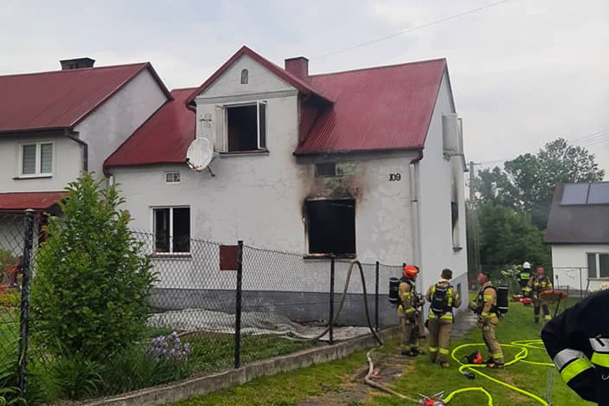 Tragiczny pożar w Brzyskach