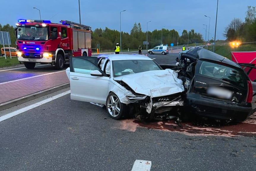 Tragiczny wypadek na obwodnicy Leżajska. Zginęły dwie osoby Tragiczny wypadek na obwodnicy Leżajska. Zginęły dwie osoby