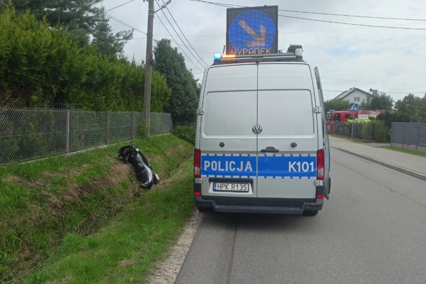 Tragiczny wypadek z udziałem motocyklisty Tragiczny wypadek z udziałem motocyklisty