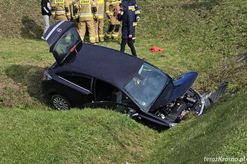 Wypadek na skrzyżowaniu w Krośnie Wypadek na skrzyżowaniu w Krośnie