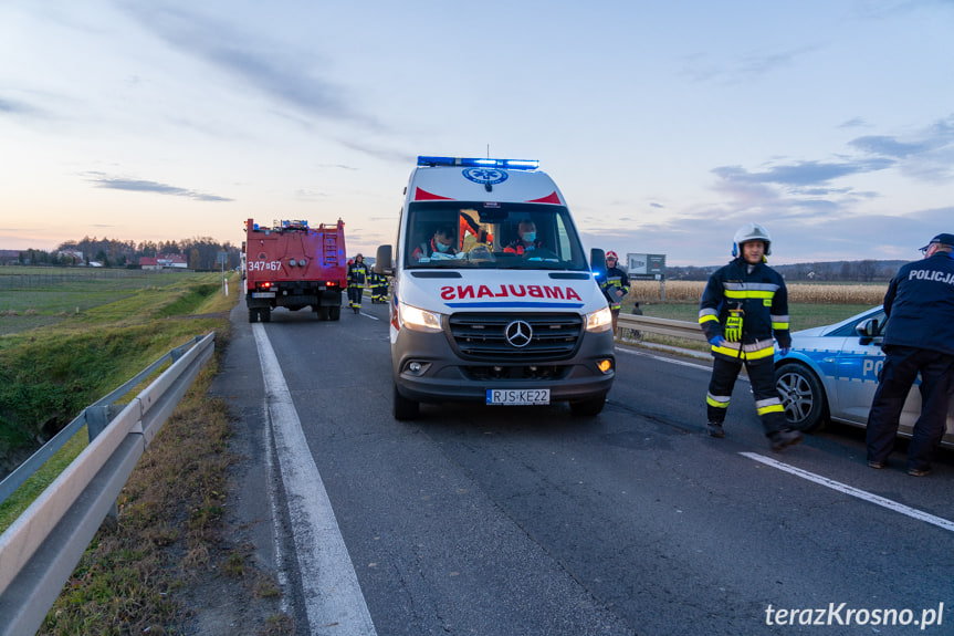 REGION. Wypadek w Moderówce na DK28