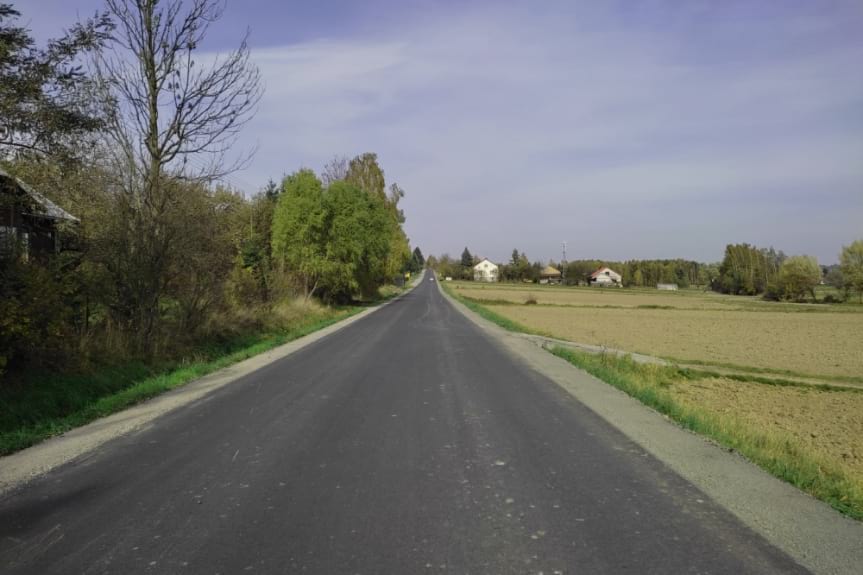Zakończył się remont drogi w miejscowości Umieszcz i Glinik Polski