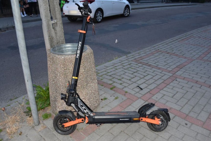 Zdarzenie z udziałem 11-latka na hulajnodze elektrycznej Zdarzenie z udziałem 11-latka na hulajnodze elektrycznej