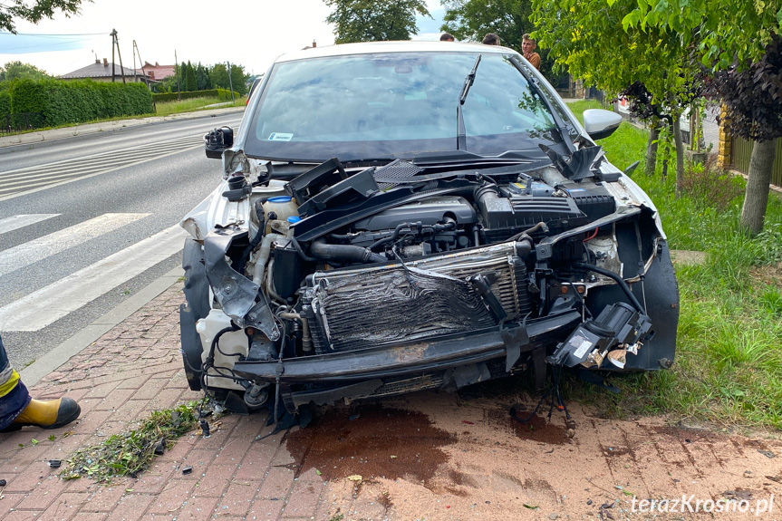 Zderzenie dwóch samochodów na Bema Zderzenie dwóch samochodów na Bema