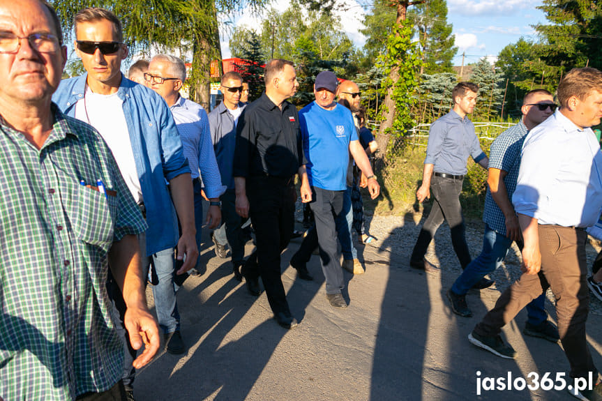 Andrzej Duda w Trzcinicy