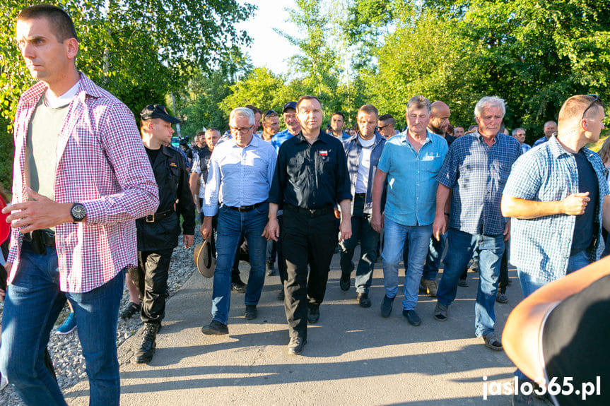 Andrzej Duda w Trzcinicy