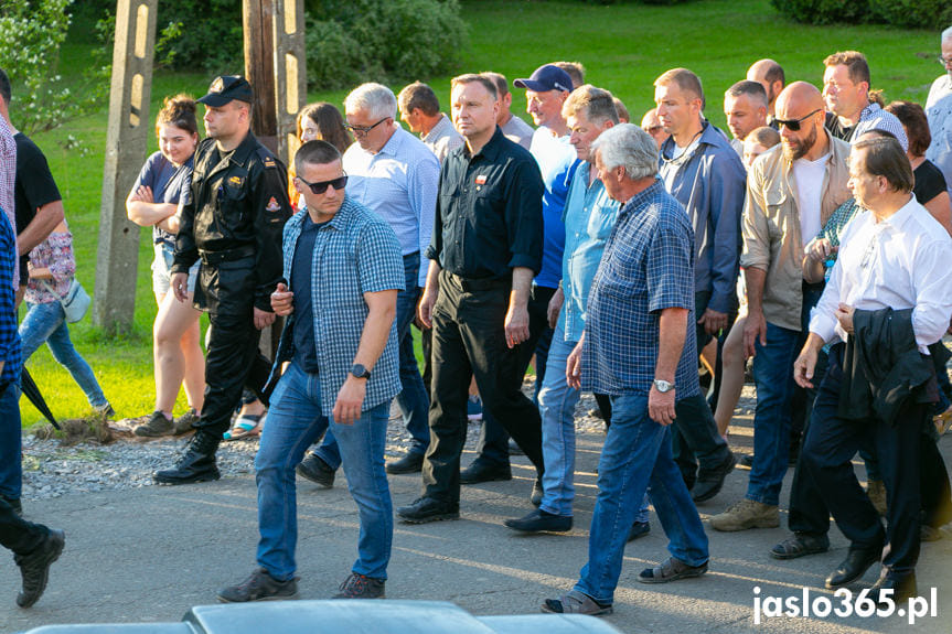 Andrzej Duda w Trzcinicy