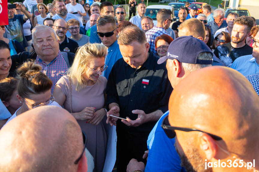 Andrzej Duda w Trzcinicy