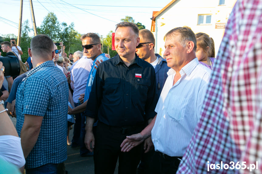 Andrzej Duda w Trzcinicy