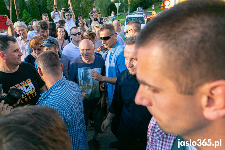 Andrzej Duda w Trzcinicy