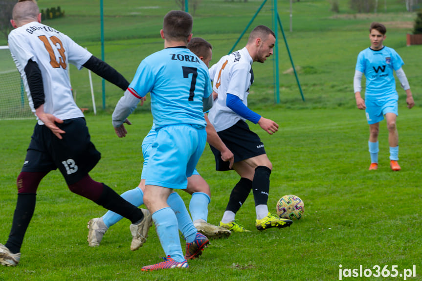 Gaudium Łężyny - Zorza Łęki Dukielskie 1:2