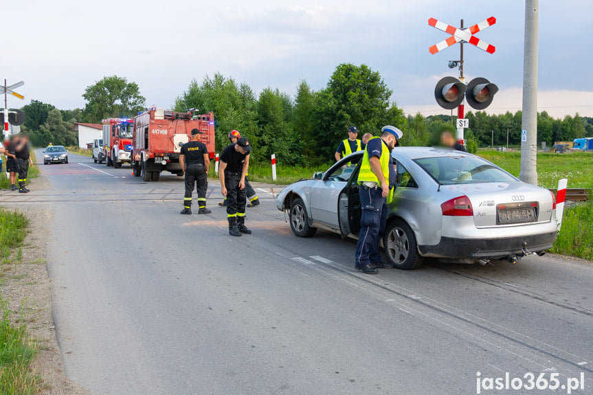 Kolizja szynobusu w Szebniach