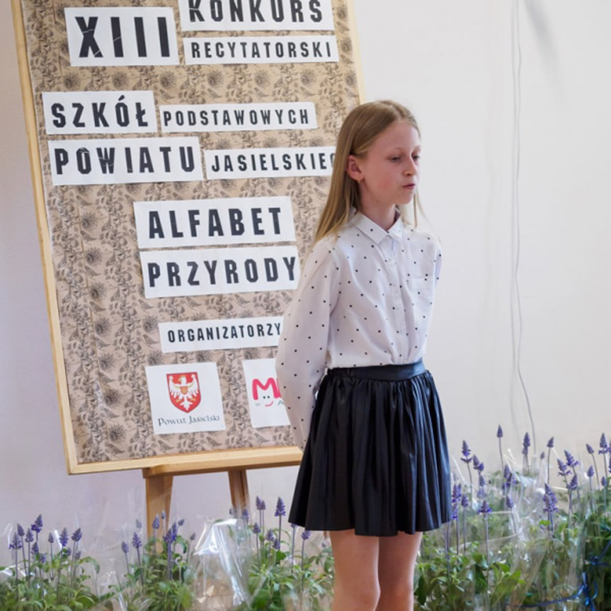 Konkurs Recytatorski Szkół Podstawowych Powiatu Jasielskiego "Alfabet przyrody"