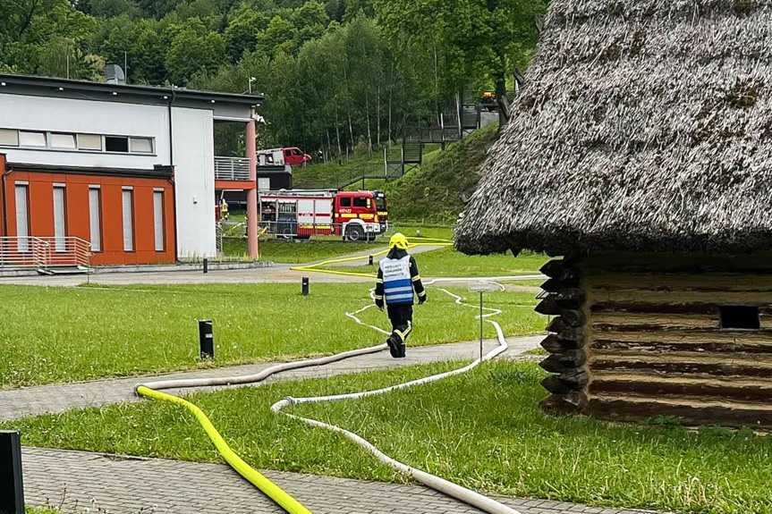 Międzynarodowe ćwiczenia strażaków w Trzcinicy