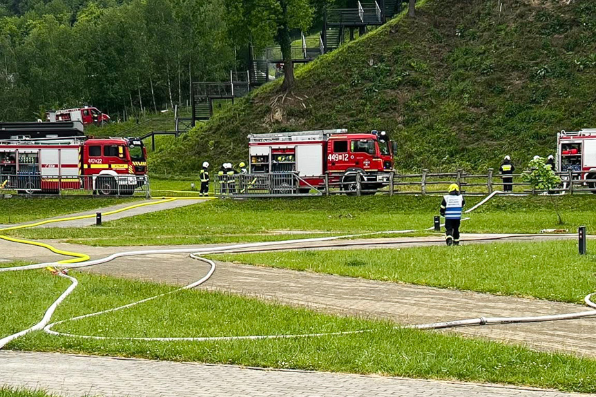 Międzynarodowe ćwiczenia strażaków w Trzcinicy