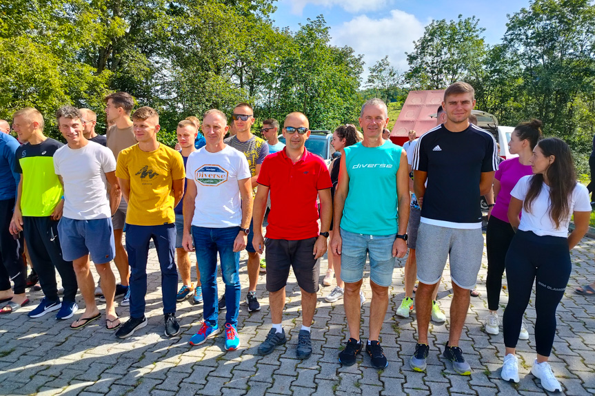 Mistrzostwa strażaków w biegu górskim w Ożennej