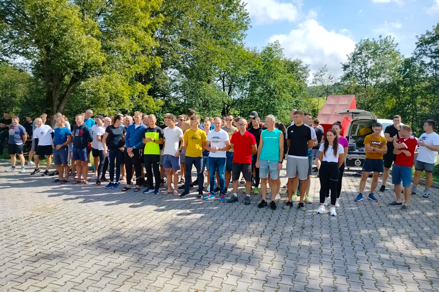 Mistrzostwa strażaków w biegu górskim w Ożennej