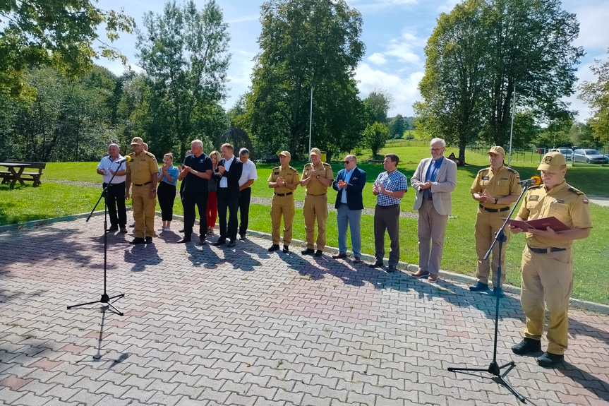 Mistrzostwa strażaków w biegu górskim w Ożennej