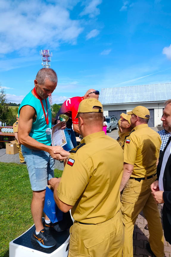 Mistrzostwa strażaków w biegu górskim w Ożennej