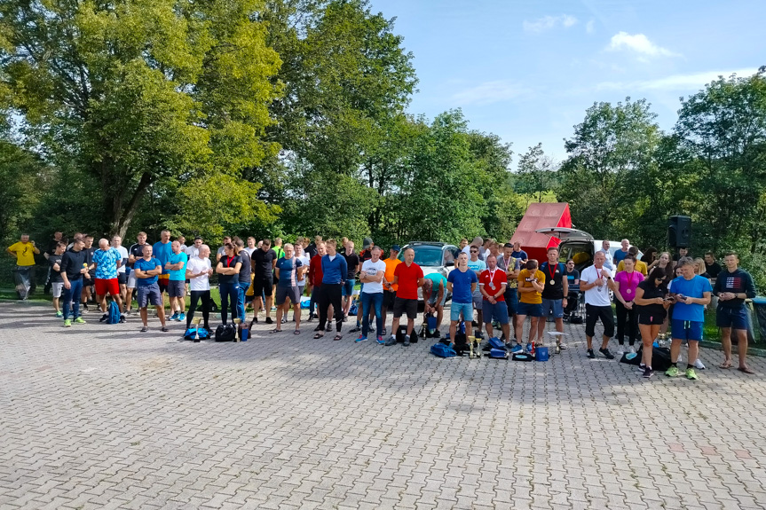 Mistrzostwa strażaków w biegu górskim w Ożennej