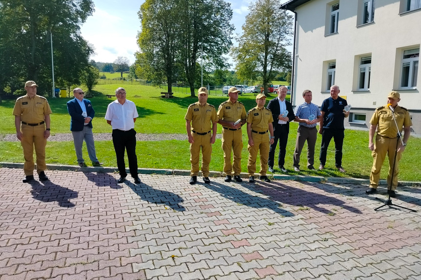 Mistrzostwa strażaków w biegu górskim w Ożennej