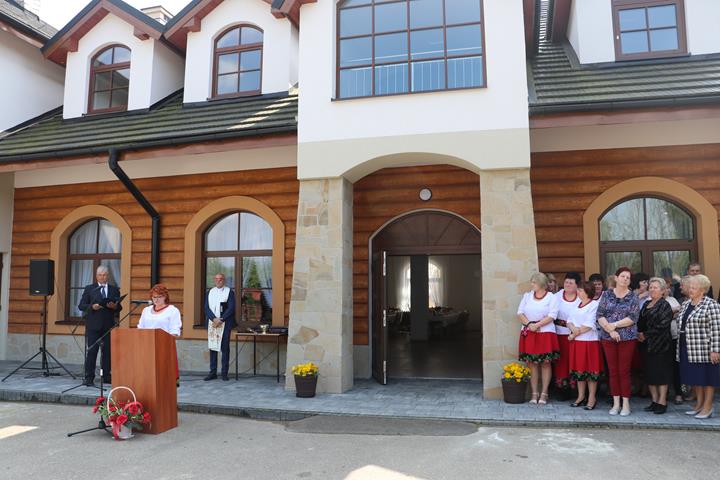 Otwarcie domu ludowego w Załężu
