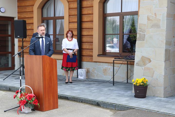 Otwarcie domu ludowego w Załężu