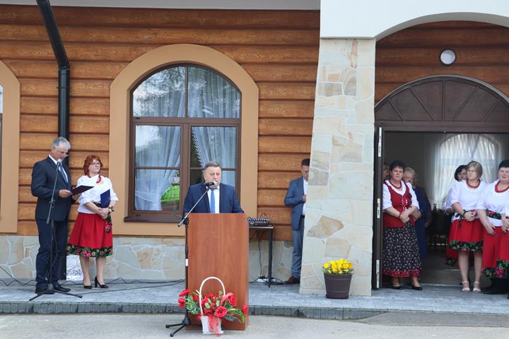 Otwarcie domu ludowego w Załężu
