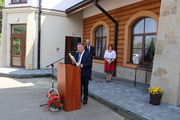 Otwarcie domu ludowego w Załężu