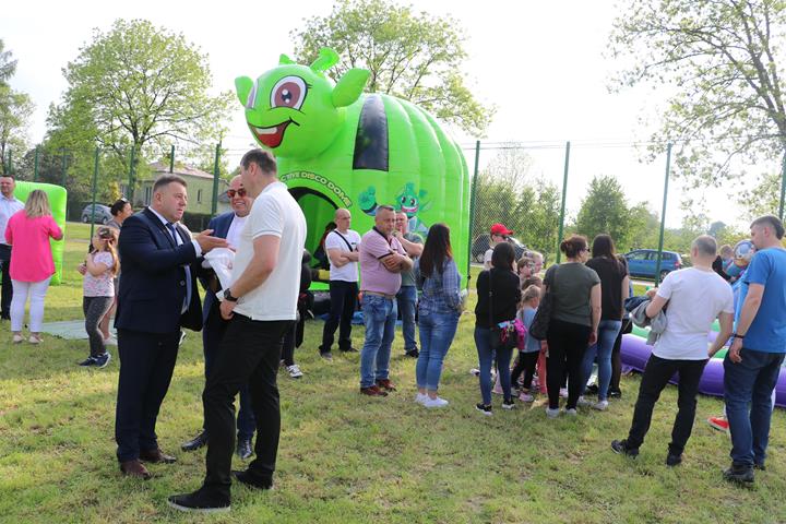 Otwarcie domu ludowego w Załężu
