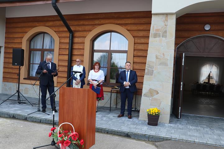 Otwarcie domu ludowego w Załężu