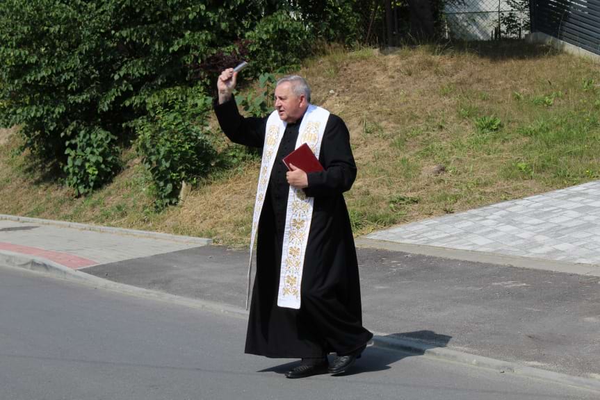 Otwarcie drogi w Dąbrówce