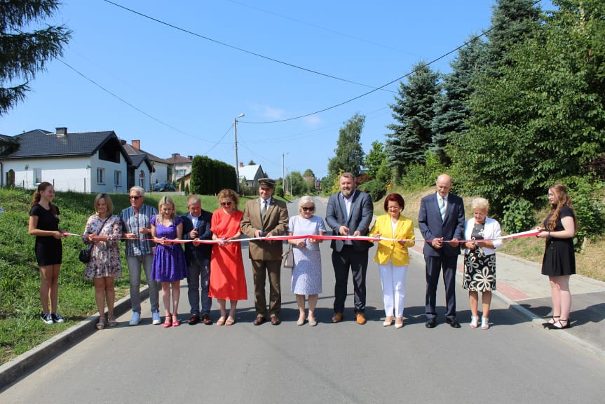 Otwarcie drogi w Dąbrówce
