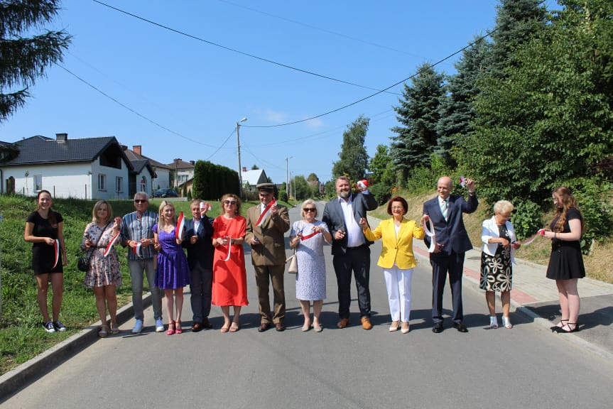 Otwarcie drogi w Dąbrówce
