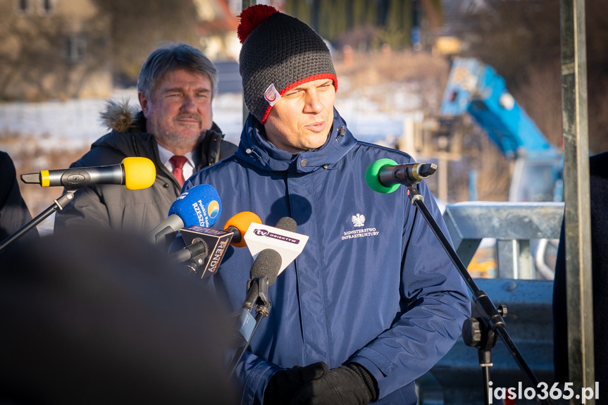 Otwarcie mostu w Jaśle