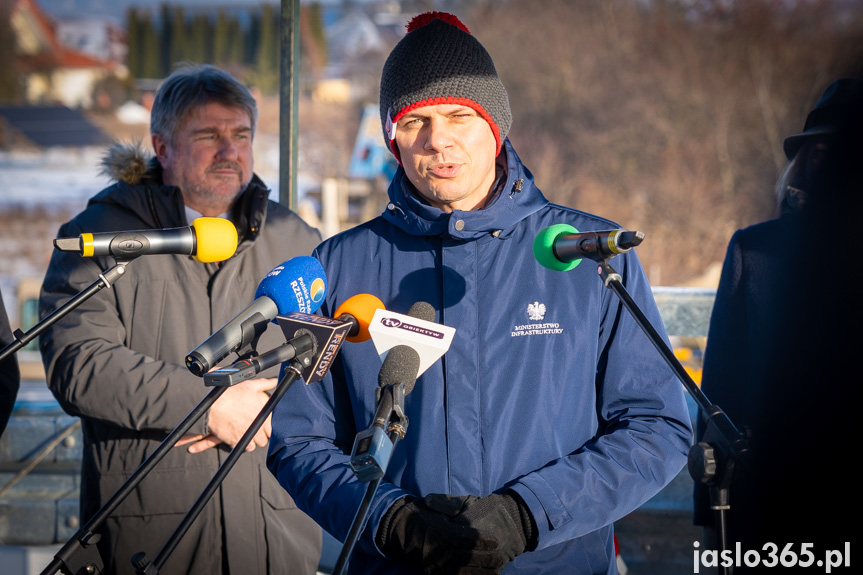 Otwarcie mostu w Jaśle